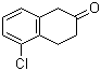 5-氯-3,4-二氢-1H-2-萘酮分子结构 (CAS 69739-64-6)