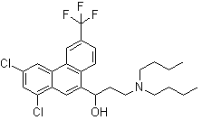 卤方特瑞分子结构 (CAS 69756-53-2)