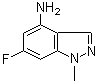 6-Fluoro-1-methyl-1H-indazol-4-amine molecular structure (CAS 697739-09-6)