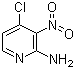 2-氨基-3-硝基-4-氯吡啶分子结构 (CAS 6980-08-1)