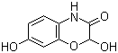 2,7-二羟基-2H-1,4-苯并噁嗪-3(4H)-酮分子结构 (CAS 69804-59-7)