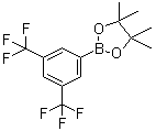3,5-二(三氟甲基)苯硼酸频哪醇酯分子结构 (CAS 69807-91-6)
