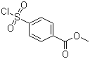 4-(氯磺酰基)苯甲酸甲酯分子结构 (CAS 69812-51-7)