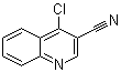 4-氯-3-喹啉甲腈分子结构 (CAS 69875-49-6)