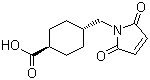反式-4-(马来酰亚胺甲基)环己烷羧酸分子结构 (CAS 69907-67-1)