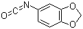 3,4-(亚甲二氧基)苯基异氰酸酯分子结构 (CAS 69922-28-7)