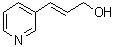 3-(3-吡啶基)-2-丙烯-1-醇分子结构 (CAS 69963-46-8)