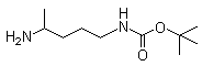 (4-氨基戊基)氨基甲酸叔丁酯分子结构 (CAS 701255-53-0)