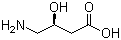 (S)-(+)-4-氨基-3-羟基丁酸分子结构 (CAS 7013-05-0)