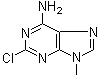 2-氯-6-氨基-9-甲基嘌呤分子结构 (CAS 7013-21-0)
