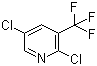 2,5-二氯-3-(三氟甲基)吡啶分子结构 (CAS 70158-59-7)