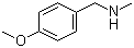结构式 CAS# 702-24-9, N-(4-甲氧基苄基)-N-甲胺