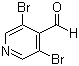 3,5-二溴-4-吡啶甲醛分子结构 (CAS 70201-42-2)