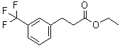 3-[3-(三氟甲基)苯基]丙酸乙酯分子结构 (CAS 70311-33-0)