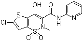 氯诺昔康分子结构 (CAS 70374-39-9)