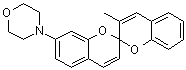 4-(3'-甲基-2,2'-螺双[2H-1-苯并吡喃]-7-基)吗啉分子结构 (CAS 70383-86-7)