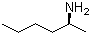 (S)-2-己基胺分子结构 (CAS 70492-67-0)