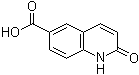 1,2-二氢-2-氧代-6-喹啉羧酸分子结构 (CAS 70639-78-0)
