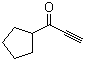 1-环戊基-2-丙炔酮分子结构 (CAS 70639-95-1)