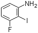 3-氟-2-碘苯胺分子结构 (CAS 706752-99-0)