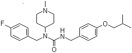 Pimavanserin molecular structure (CAS 706779-91-1)