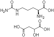 瓜氨酸苹果酸盐分子结构 (CAS 70796-17-7)