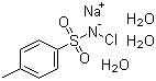 结构式 CAS# 7080-50-4, 氯胺-T 三水合物; 氯亚明 T; 对甲苯磺酰氯胺钠三水合物