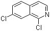 1,7-二氯异喹啉分子结构 (CAS 70810-24-1)