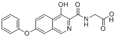 去甲基罗沙司他分子结构 (CAS 708263-68-7)