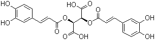 菊苣酸分子结构 (CAS 70831-56-0)