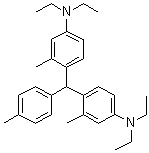 二(4-N,N-二乙基氨基-2-甲基苯基)-4-甲基苯基甲烷分子结构 (CAS 70895-80-6)