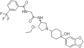 INCB 3344分子结构 (CAS 709018-37-1)