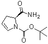 (2S)-2-(氨基羰基)-2,3-二氢-1H-吡咯-1-羧酸叔丁酯分子结构 (CAS 709031-38-9)