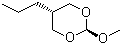 反式-2-甲氧基-5-丙基-1,3-二恶烷分子结构 (CAS 709672-39-9)