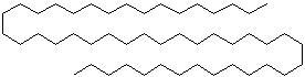 结构式 CAS# 7098-26-2, 四十八烷