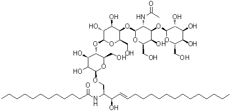 去唾液酸神经节苷酯 GM1a分子结构 (CAS 71012-19-6)