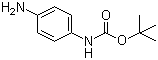 structure of CAS# 71026-66-9, tert-Butyl (4-aminophenyl)carbamate;N-Boc-p-phenylenediamine