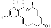(-)-beta-玉米赤霉烯醇分子结构 (CAS 71030-11-0)