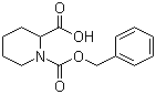 N-Cbz-哌啶-2-甲酸分子结构 (CAS 71170-88-2)