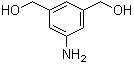 5-氨基-1,3-苯二甲醇分子结构 (CAS 71176-54-0)