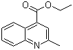 structure of CAS# 7120-26-5, Ethyl 2-methylquinoline-4-carboxylate;Ethyl 2-methylcinchoninate; 4-Carbethoxy-2-methylquinoline; 2-Methylquinoline-4-carboxylic acid ethyl ester