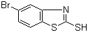5-溴-2-巯基苯并噻唑分子结构 (CAS 71216-20-1)