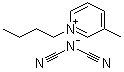 N-正丁基-3-甲基吡啶二氰胺盐分子结构 (CAS 712355-12-9)