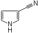 1H-吡咯-3-甲腈分子结构 (CAS 7126-38-7)