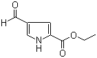 4-甲酰基-1H-吡咯-2-甲酸乙酯分子结构 (CAS 7126-57-0)