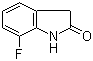 7-氟-2-吲哚酮分子结构 (CAS 71294-03-6)