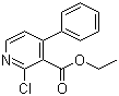 2-Chloro-4-phenyl-3-pyridinecarboxylic acid ethyl ester molecular structure (CAS 713518-44-6)