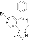 Bromazolam molecular structure (CAS 71368-80-4)