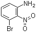 3-溴-2-硝基苯胺分子结构 (CAS 7138-15-0)