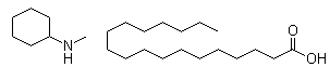 N-甲基环己胺硬脂酸盐分子结构 (CAS 71486-47-0)